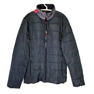 Weatherproof Insulated Water Resistant Rain Repellant Fiberfill Coat size M